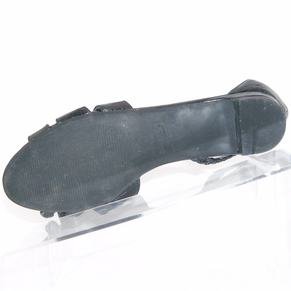 Madeline Stuart 'Phoenix' black textured flat 7.5W - Picture 4 of 8